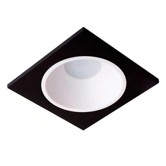 Врізний точковий світильник MJ-Light 6002S BK + 3001R WH