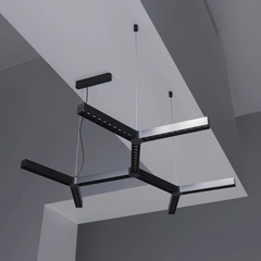 Люстра MJ-Light EKZO 48W 4000K SBK 18002