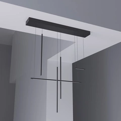 Люстра MJ-Light APEX-L 4000K BK 18007