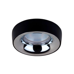 Врезной точечный светильник MJ-Light PRD 3557R-1 BK + PRD 3557-2 CH