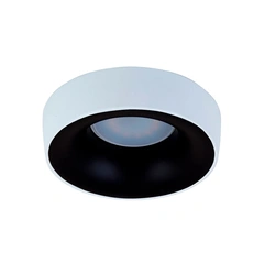 Врізний точковий світильник MJ-Light PRD 3557R-1 WH + PRD 3557-2 BK