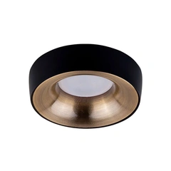 Врізний точковий світильник MJ-Light PRD 3557R-1 BK + PRD 3557-2 BR