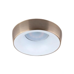 Врезной точечный светильник MJ-Light PRD 3557R-1 BR + PRD 3557-2 WH