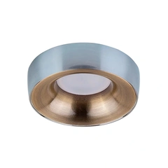 Врізний точковий світильник MJ-Light PRD 3557R-1 CH + PRD 3557-2 BR