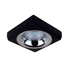 Врізний точковий світильник MJ-Light PRD 3557S-1 BK + PRD 3557-2 CH