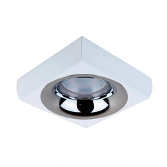 Врізний точковий світильник MJ-Light PRD 3557S-1 WH + PRD 3557-2 CH