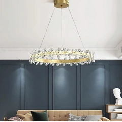 Люстра BALOS 89076584 Діаметр: 60див. Потужність: 50Вт Колір корпусу: Золотий