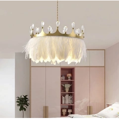 Люстра PAPIKO 33922833 Діаметр: 30см. Кількість ламп: 1 Колір корпусу: Золотий