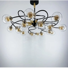 Люстра CUBE 50167518 Кількість ламп: 10 Колір корпусу: Чорний