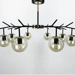 Люстра BRNK 42844758 Кількість ламп: 8 Колір корпусу: Чорний