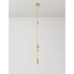 Підвісний світильник Sunderline 1S-Ocher brown-RAL8001