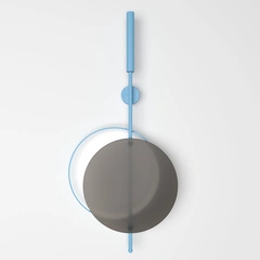 Бра Mid glass B-Blue-RAL 5024