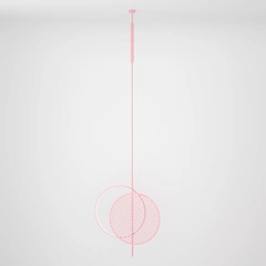 Подвесной светильник Mid L-Pink-RAL 3015