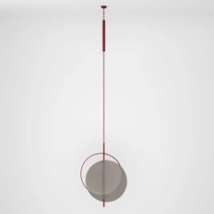 Подвесной светильник Mid glass L-Cherry-RAL 3005