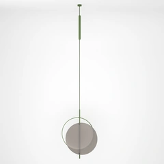 Подвесной светильник Mid glass L-Forest-RAL 6003