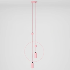Подвесной светильник Sunderline 2C-Pink-RAL 3015