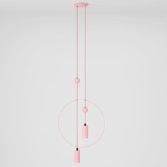 Подвесной светильник Sunderline 2C-Pink-RAL 3015