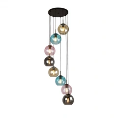 Люстра Searchlight MARDI GRAS 94008-8BK