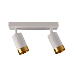 Спот Goldlux 323606 Arras GU10 2x10W IP20 WH