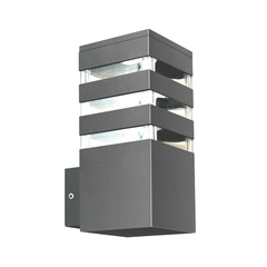 Вуличний світильник Goldlux 316165 Teksas E27 1x12W IP44 GR