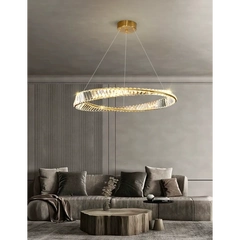 Люстра Gold Crystal Circle