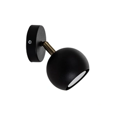 Бра (світильник настінний) Bowl GU10 W90 Black Atmolight