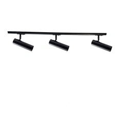 Трековий світильник на три плафони стельовий Track-3 Pelikan TL180 Black Atmolight