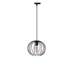 Трековий світильник підвісний Тrack Globe TP270-1000 Black Atmolight