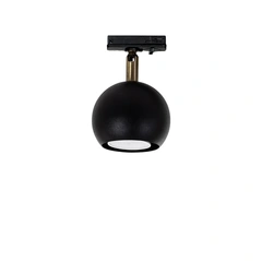 Трековий світильник стельовий Тrack Bowl GU10 TL90 Black Atmolight