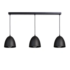 Люстра (світильник підвісний) Lille New С140-660-3 Black Atmolight