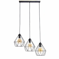 Люстра (світильник підвісний) Crystal C235-450-3 Black Atmolight