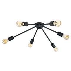 Люстра (світильник стельовий) Attic X-6 C280/370 Black Atmolight