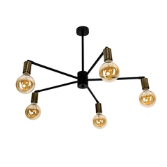 Люстра (світильник стельовий) Star 5M 840/450 Black/BrushGold Atmolight