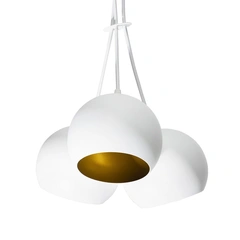 Світильник підвісний (люстра) Bowl C150-3 White/Gold Atmolight