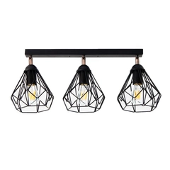Світильник стельовий Bevel L165-450-3 Black Atmolight