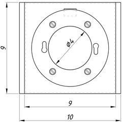Світильник точковий для Griliato 100 mm Imperium Light 722110.08.08