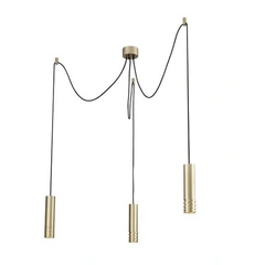 Подвесной светильник AZzardo Locus L pendant 3 AZ3404 gold