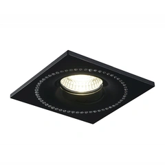 Светильник точечный Azzardo Simon Square NC1767SQ BK/CH (AZ1615)