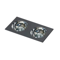 Точечный светильник Azzardo Hugo 2 Downlight GM2203 BK (AZ1740), без вставки