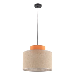 Підвісний світильник TK-Lighting DUO JUTA ORANGE 1 3227