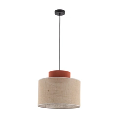 Підвісний світильник TK-Lighting DUO JUTA BROWN 1 2785