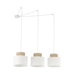 Підвісний світильник TK-Lighting DUO WHITE JUTA 3 2345