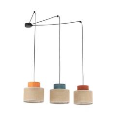 Підвісний світильник TK-Lighting DUO JUTA MIX BIG 3 3140