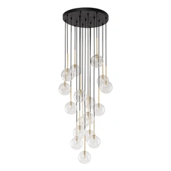 Підвісний світильник TK-Lighting NILOS BLACK/GOLD 17 5945