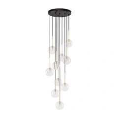 Підвісний світильник TK-Lighting NILOS BLACK/GOLD 10 5944