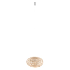 Підвісний світильник Nowodvorski 11153 Rattan S E27 1x25W IP20 Вeige