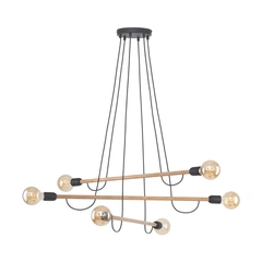 Підвісний світильник TK-Lighting HELIX WOOD 6 4953