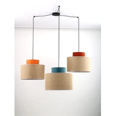 Підвісний світильник TK-Lighting DUO JUTA MIX BIG 3 1543
