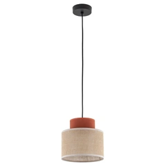 Підвісний світильник TK-Lighting DUO JUTA BROWN 1 3139