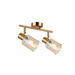 Спот Italux SPL-65342-2-BRO-AMB Santia E14 2x40W IP20 Gold
